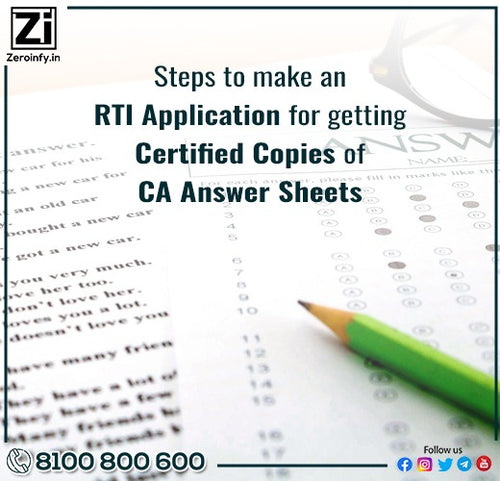 Certified Copies through RTI | Process for CA Students