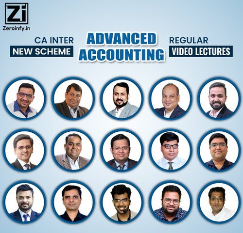 CA Inter New Syllabus Advanced Accounting Regular Video Lectures for May 24/Nov 24