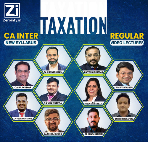 CA Inter New Syllabus Taxation Regular Video Lectures for Sep 24/Jan 25
