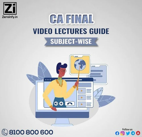 CA Final May 24 Video Lectures Guide: Subject-wise