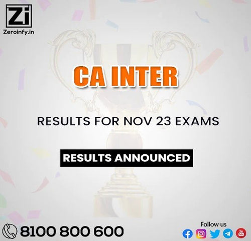 CA Inter Result Nov 2023 | icaiexam.icai.org