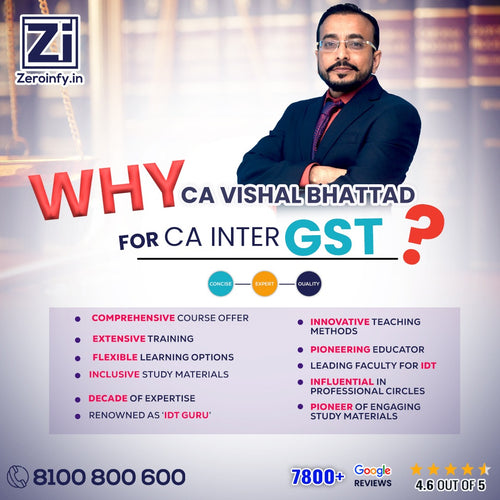 Transform Your CA Inter GST Prep with Vishal Bhattad’s Innovative Course