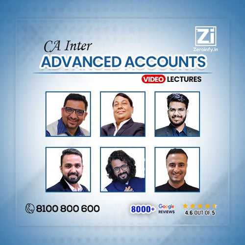 CA Inter Advanced Accounting Latest Video Lectures for Jan 26/May 26/Sep 26