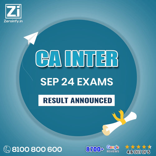 CA Inter Result Sep 2024 | icaiexam.icai.org