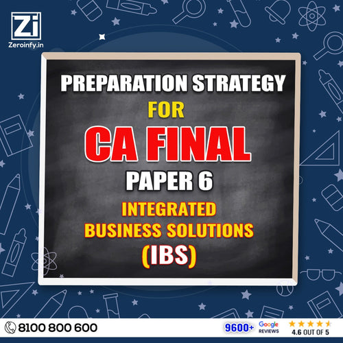 Preparation Strategy for CA Final IBS (Integrated Business Solutions)
