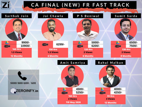 CA Final FR (New) Fast Track Lectures - Hindi