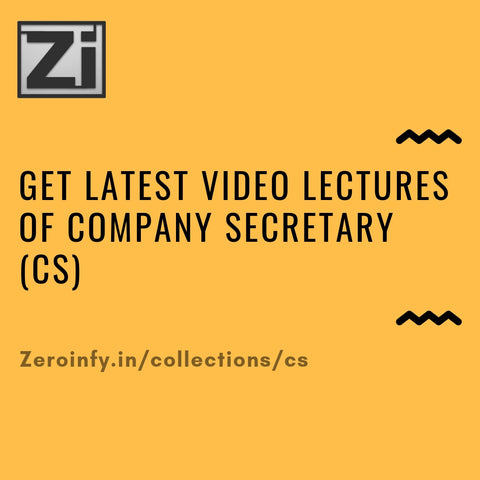 Company Secretary (CS) Video Lectures