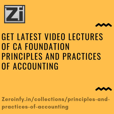 CA Foundation Principles And Practices Of Accounting