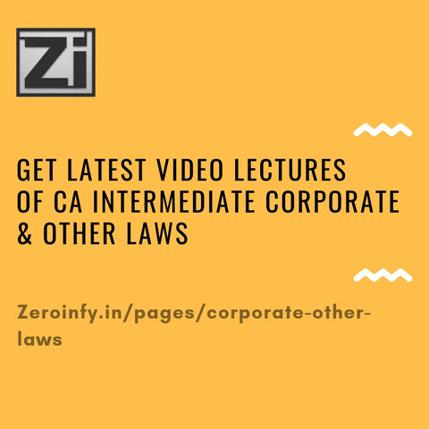 CA Intermediate Corporate & Other Laws