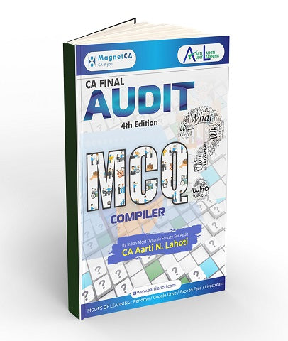 CA Final Audit MCQ Compiler Book (4th Edition) By CA Aarti Lahoti