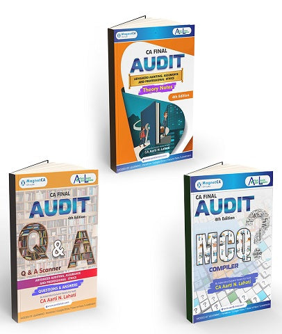 CA Final Audit Theory Notes, ⁠Q&A Scanner and MCQ Compiler By CA Aarti Lahoti