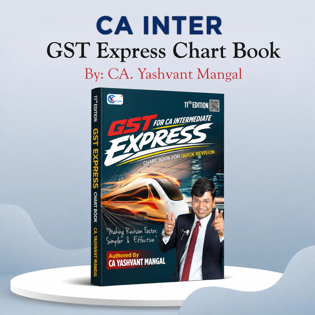 CA Inter GST Express Quick Revision Chart Book By CA Yashvant Mangal