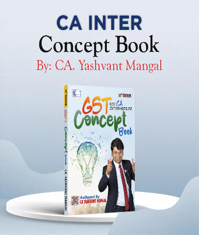 CA Inter GST Concept Book By CA Yashvant Mangal