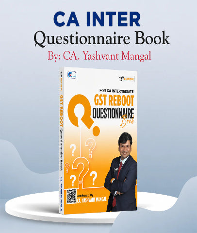 CA Inter GST ReBoot Questionnaire Book By CA Yashvant Mangal