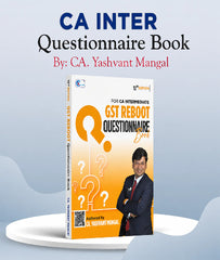 CA Inter GST ReBoot Questionnaire Book By CA Yashvant Mangal