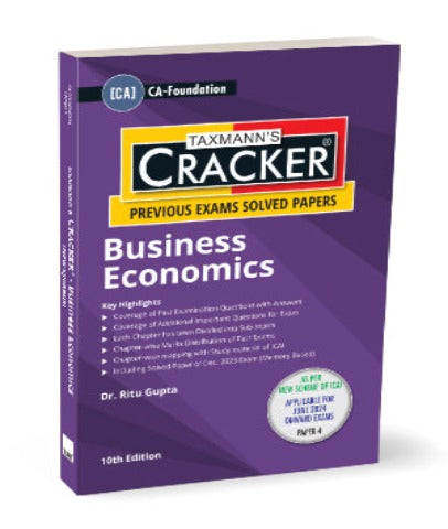 CA Foundation Economics Cracker By Ritu Gupta - Zeroinfy