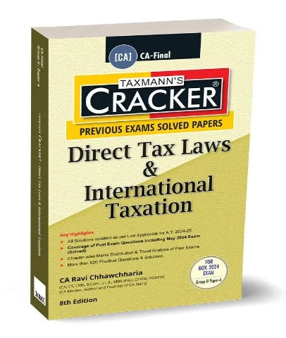 CA Final Direct Tax (DT) Cracker For Nov 24 By CA Ravi Chhawchharia - Zeroinfy
