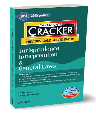 CS Executive New Syllabus JIGL Cracker By N S Zad and Kalyani Shirode - Zeroinfy