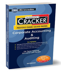 CMA Inter 2022 Syllabus Corporate Accounting and Auditing Cracker By Tarun Agarwal and Leena Lalit Parakh - Zeroinfy