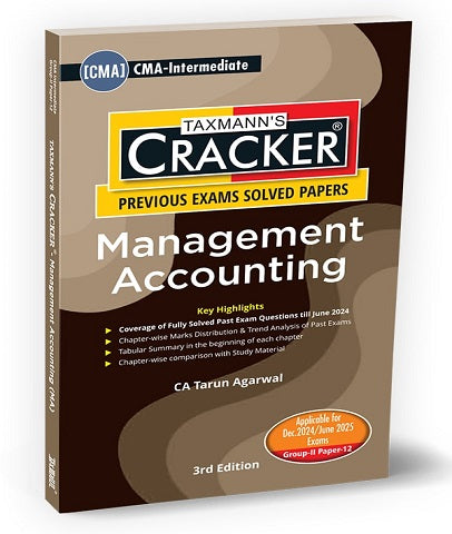 CMA Inter 2022 Syllabus Management Accounting Cracker By Tarun Agarwal