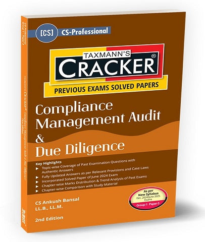 CS Professional Compliance Management Audit & Due Diligence Cracker By CS Ankush Bansal - Zeroinfy