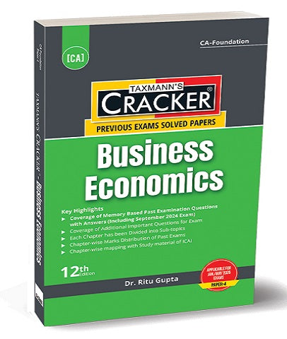 CA Foundation Economics Cracker By Ritu Gupta - Zeroinfy