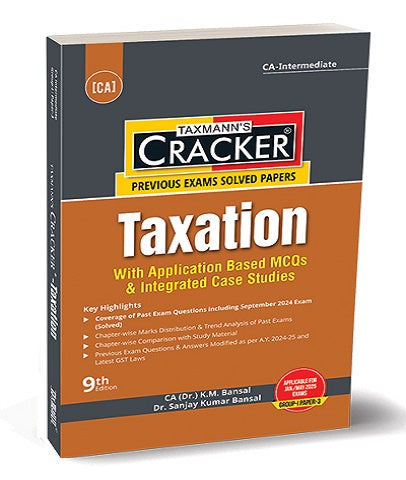 CA Inter Taxation Cracker By CA K M Bansal - Zeroinfy