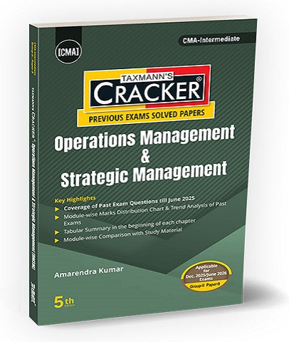 CMA Inter 2022 Syllabus OM SM Cracker By Amarendra Kumar