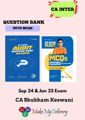 CA Inter Audit Question Bank with MCQ For Sep 24 / Jan 25 By CA Shubham Keswani - Zeroinfy