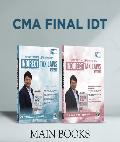 CMA Final IDT 28th Edition Conceptual Learning Book By CA Yashvant Mangal - Zeroinfy