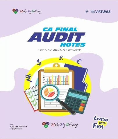 CA Final Audit Notes For Nov 24 and Onwards By CA Shubham Keswani - Zeroinfy