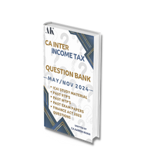 CA Inter Direct Tax (DT) Question Bank By CA Aarish Khan - Zeroinfy
