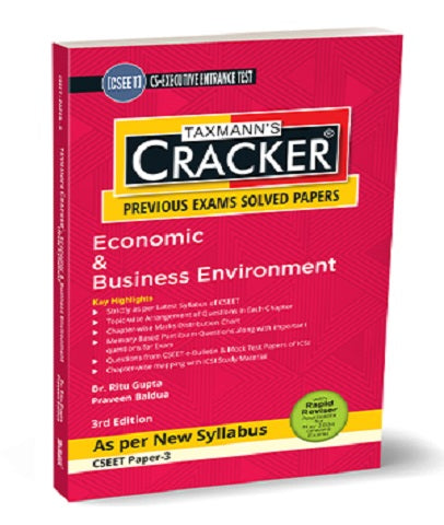 CSEET Economic and Business Environment Cracker By Ritu Gupta - Zeroinfy