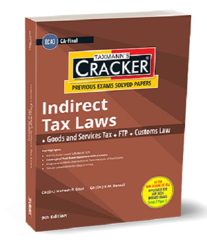 CA Final Indirect Tax (IDT) Cracker By CA K M Bansal and CA Mahesh Gour - Zeroinfy
