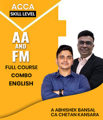 ACCA Skill Level AA and FM Full Course Combo In English By CA Abhishek Bansal and CA Chetan Kansara