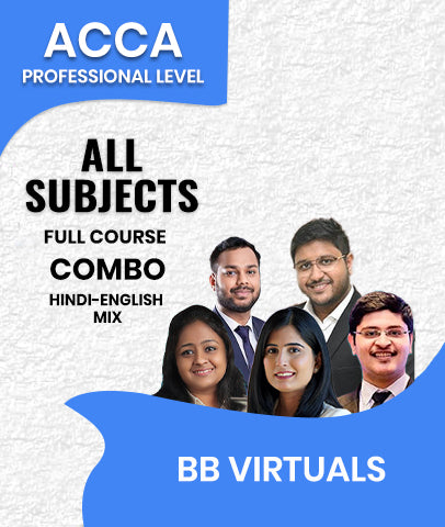 ACCA Skill Level All Subjects Full Course Combo By BB Virtuals