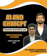 AI and ChatGPT for Finance MasterClass Professional Course By CA Archit Agarwal and CA Chirag Kaji