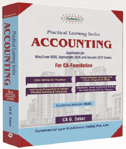 CA Foundation Accounting Practical Learning Series By CA G Sekar
