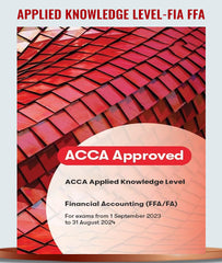 BPP ACCA Applied Knowledge Level Financial Accounting/FIA FFA F3 Hard Book - Zeroinfy