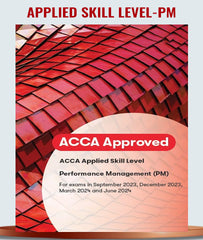 BPP ACCA Applied Skill Level Performance Management PM Hard Book - Zeroinfy