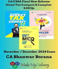CA Final Direct Tax Compact and Q/A Compiler Combo By CA Bhanwar Borana - Zeroinfy