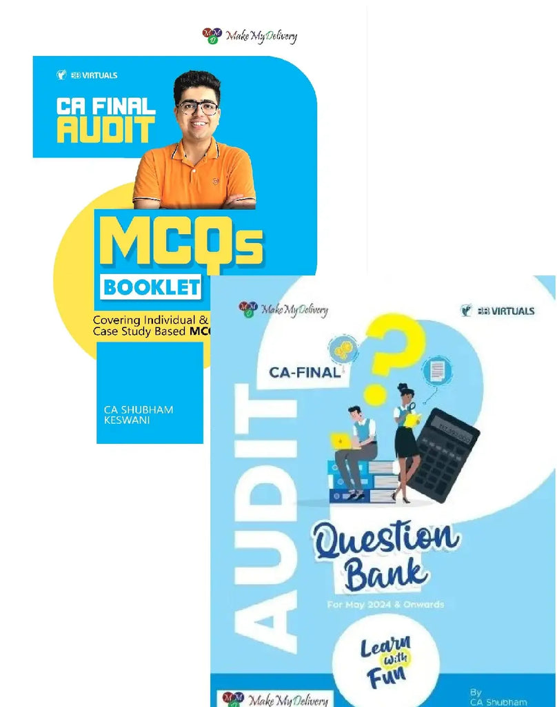 CA Final  Audit Question Bank and MCQ For May 24 and Onwards By CA Shubham Keswani - Zeroinfy