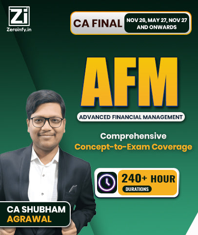 CA Final AFM Full Course By CA Shubham Agrawal