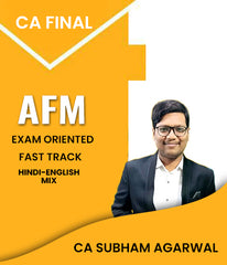 CA Final AFM Exam Oriented Fast Track Batch By CA Shubham Agarwal