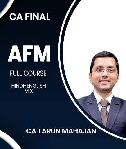 CA Final AFM Full Course By CA Tarun Mahajan - Zeroinfy