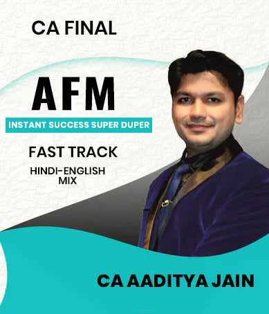 CA Final AFM INSTANT SUCCESS SUPER DUPER FAST TRACK BATCH By CA Aaditya Jain
- Zeroinfy