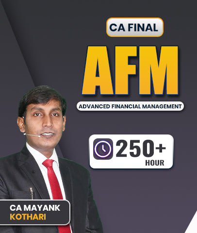 CA Final AFM Regular Lectures By CA Nagendra Sah