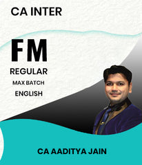 CA Final AFM Regular Max Batch In English By CA Aaditya Jain