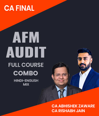 CA Final AFM and Audit Full Course Combo By CA Abhishek Zaware and CA Rishabh Jain