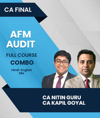 CA Final AFM and Audit Full Course Combo By CA Nitin Guru and CA Kapil Goyal - Zeroinfy